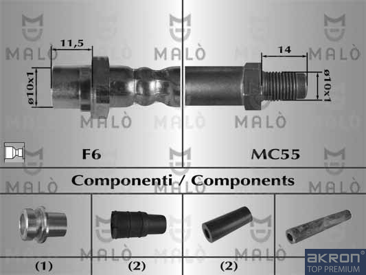 FLESSIBILE DEL FRENO - AKRON