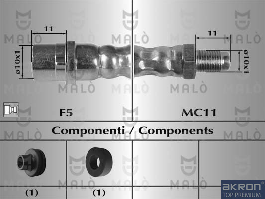 FLESSIBILE DEL FRENO - AKRON