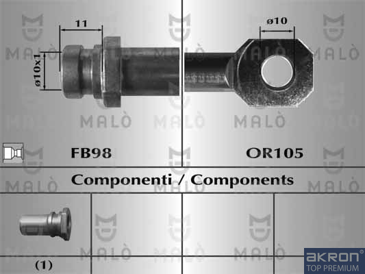 FLESSIBILE DEL FRENO - AKRON