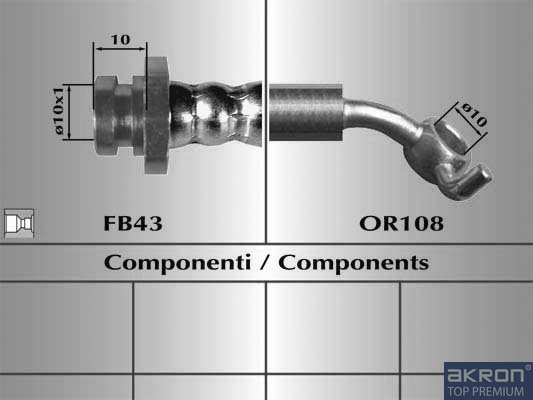 FLESSIBILE DEL FRENO - AKRON