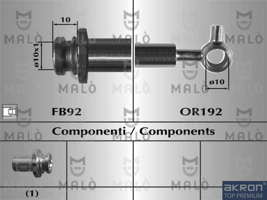 FLESSIBILE DEL FRENO - AKRON