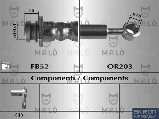 FLESSIBILE DEL FRENO - AKRON
