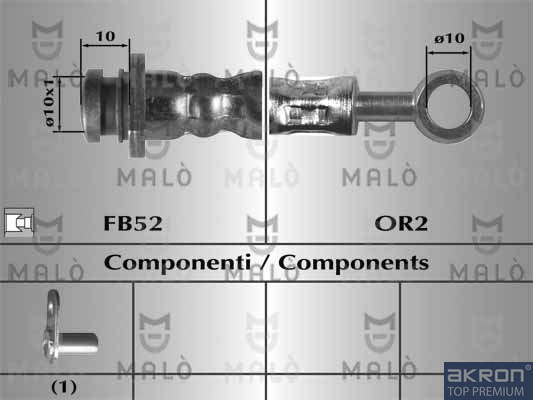 FLESSIBILE DEL FRENO - AKRON
