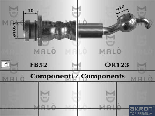 FLESSIBILE DEL FRENO - AKRON