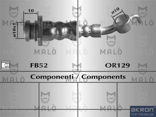 FLESSIBILE DEL FRENO - AKRON