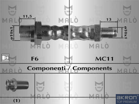 FLESSIBILE DEL FRENO - AKRON