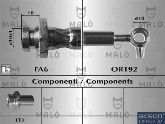 FLESSIBILE DEL FRENO - AKRON