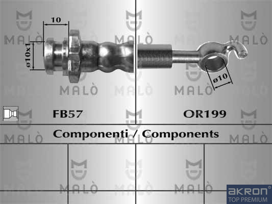 FLESSIBILE DEL FRENO - AKRON