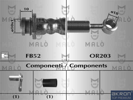 FLESSIBILE DEL FRENO - AKRON