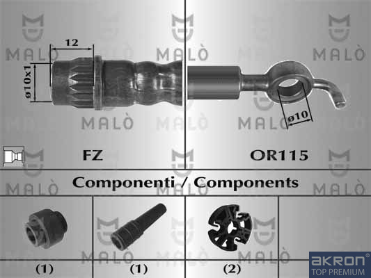 FLESSIBILE DEL FRENO - AKRON