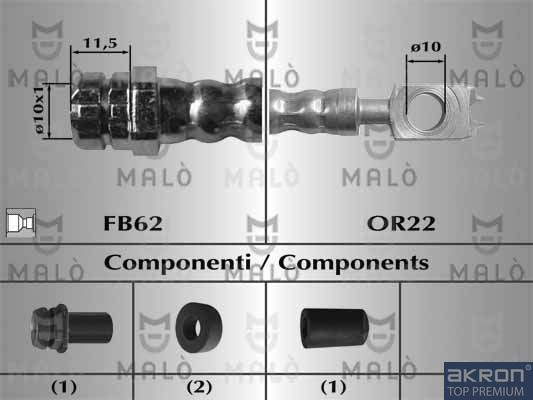 FLESSIBILE DEL FRENO - AKRON