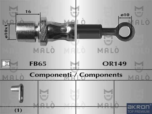 FLESSIBILE DEL FRENO - AKRON