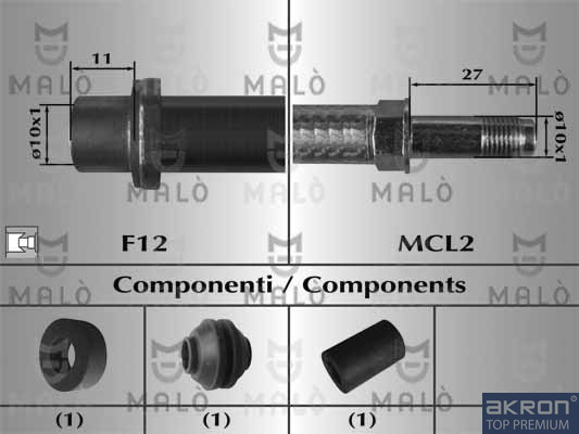 FLESSIBILE DEL FRENO - AKRON