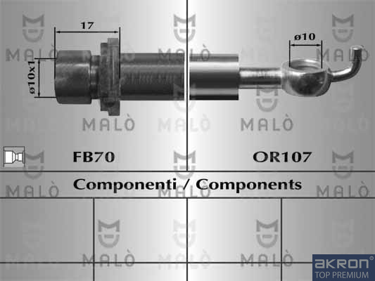 FLESSIBILE DEL FRENO - AKRON