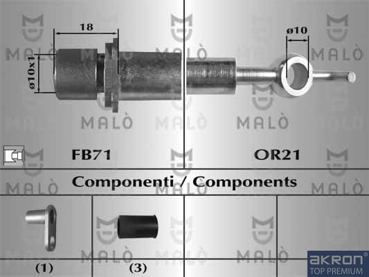 FLESSIBILE DEL FRENO - AKRON