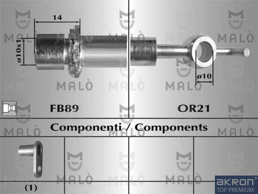 FLESSIBILE DEL FRENO - AKRON