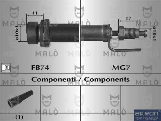 FLESSIBILE DEL FRENO - AKRON