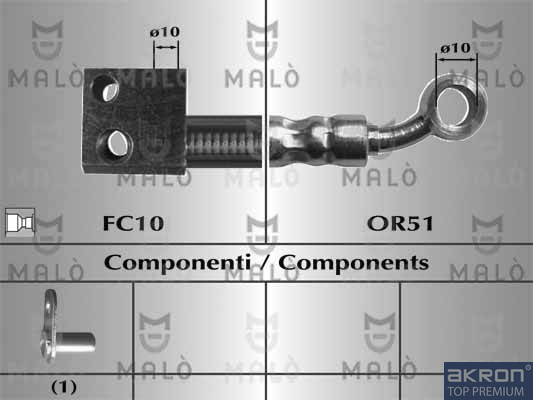 FLESSIBILE DEL FRENO - AKRON
