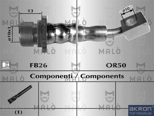 FLESSIBILE DEL FRENO - AKRON