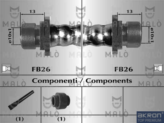 FLESSIBILE DEL FRENO - AKRON