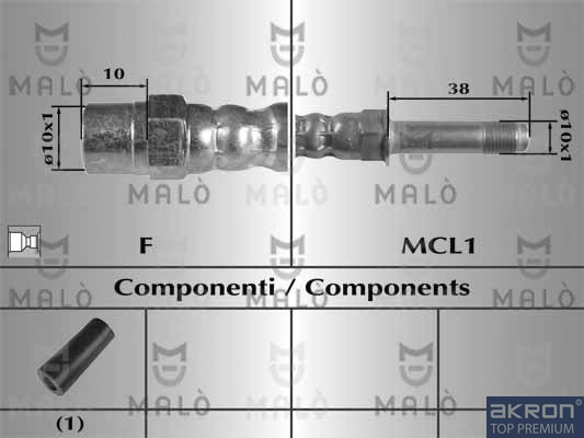 FLESSIBILE DEL FRENO - AKRON