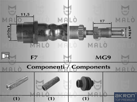 FLESSIBILE DEL FRENO - AKRON
