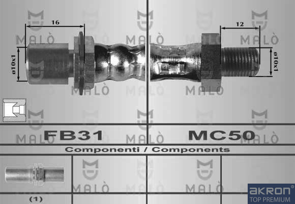 FLESSIBILE DEL FRENO - AKRON