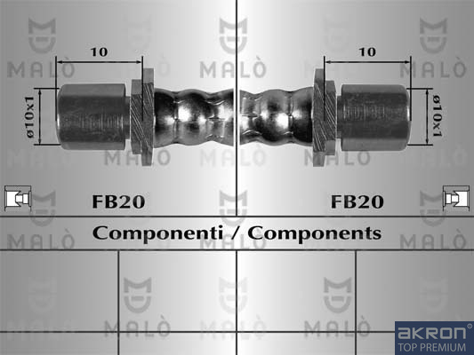 FLESSIBILE DEL FRENO - AKRON