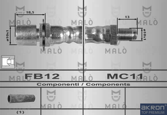 FLESSIBILE DEL FRENO - AKRON