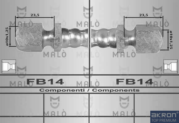 FLESSIBILE DEL FRENO - AKRON