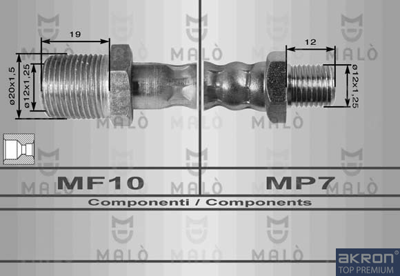 FLESSIBILE DEL FRENO - AKRON