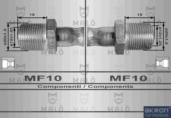 FLESSIBILE DEL FRENO - AKRON