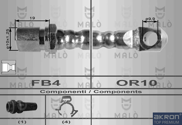FLESSIBILE DEL FRENO - AKRON