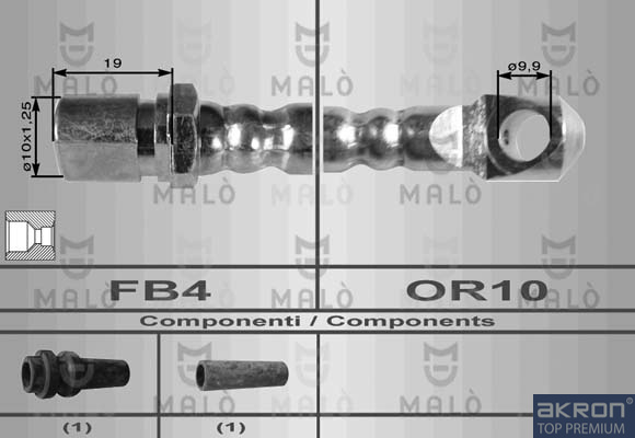 FLESSIBILE DEL FRENO - AKRON