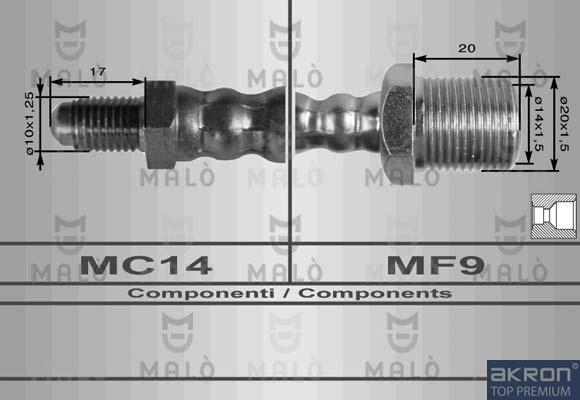 FLESSIBILE DEL FRENO - AKRON