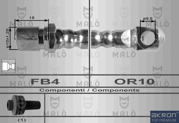 FLESSIBILE DEL FRENO - AKRON