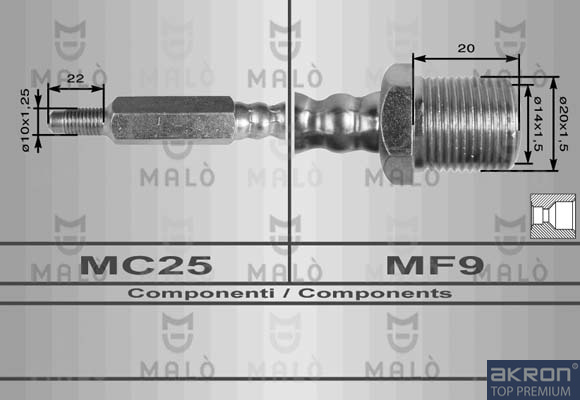 FLESSIBILE DEL FRENO - AKRON