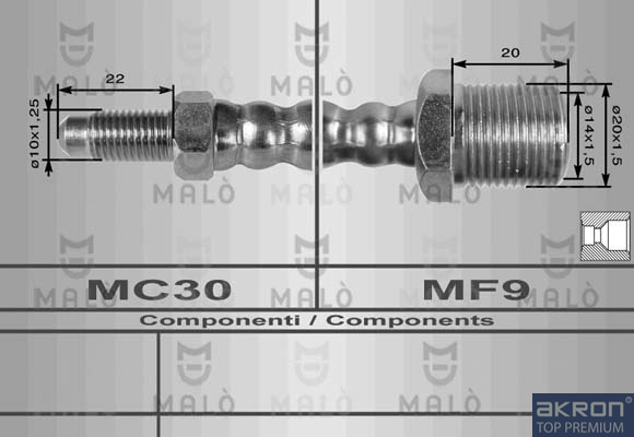 FLESSIBILE DEL FRENO - AKRON