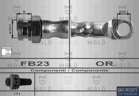 FLESSIBILE DEL FRENO - AKRON