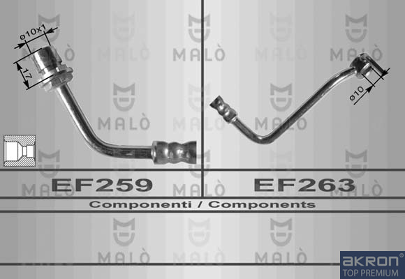 FLESSIBILE DEL FRENO - AKRON