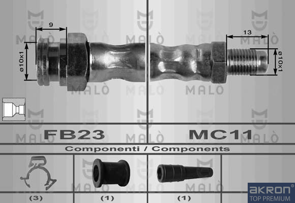 FLESSIBILE DEL FRENO - AKRON