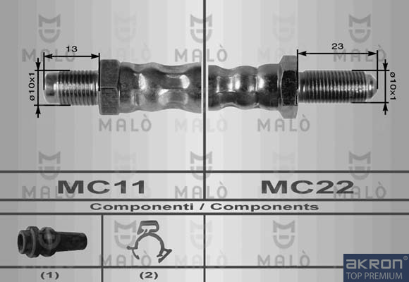 FLESSIBILE DEL FRENO - AKRON