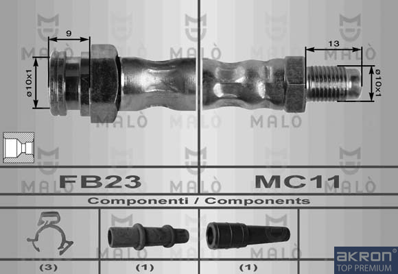 FLESSIBILE DEL FRENO - AKRON