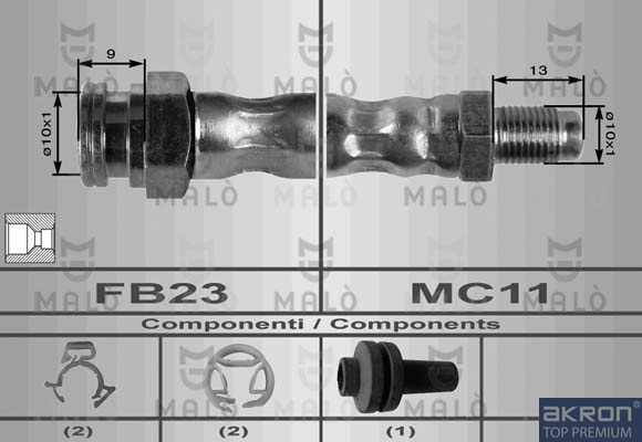 FLESSIBILE DEL FRENO - AKRON