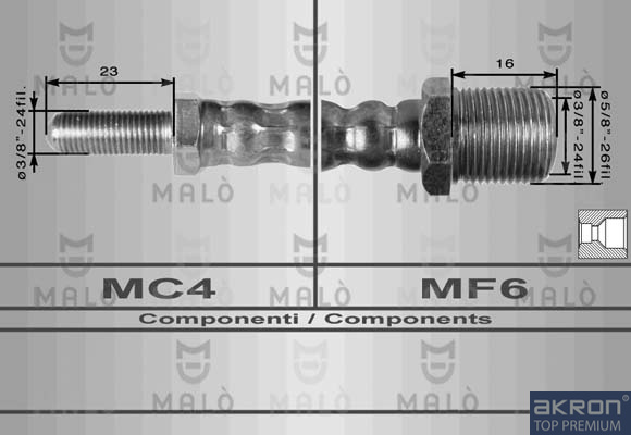 FLESSIBILE DEL FRENO - AKRON
