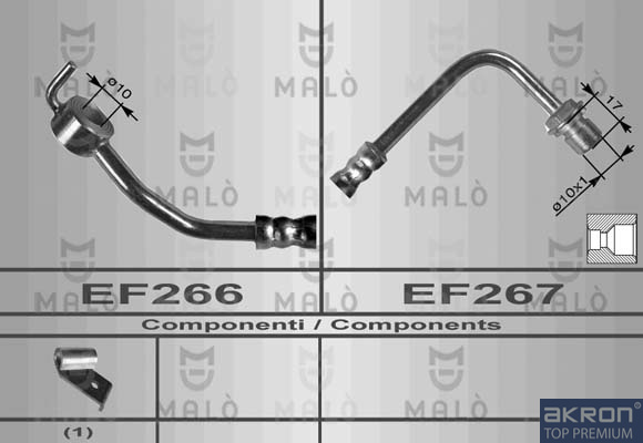 FLESSIBILE DEL FRENO - AKRON