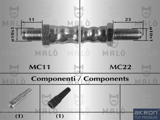FLESSIBILE DEL FRENO - AKRON