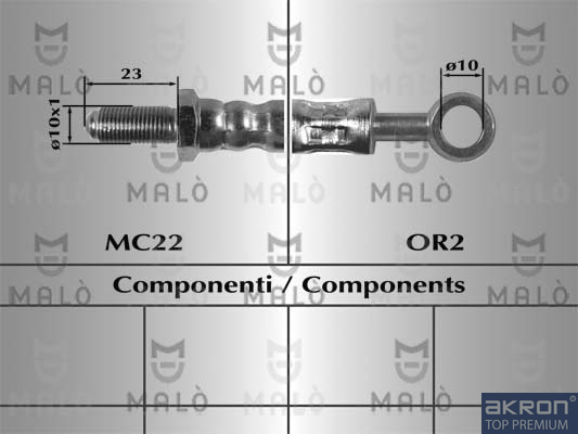 FLESSIBILE DEL FRENO - AKRON