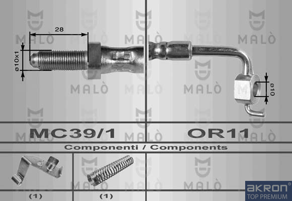 FLESSIBILE DEL FRENO - AKRON