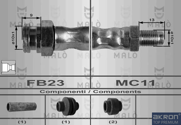 FLESSIBILE DEL FRENO - AKRON